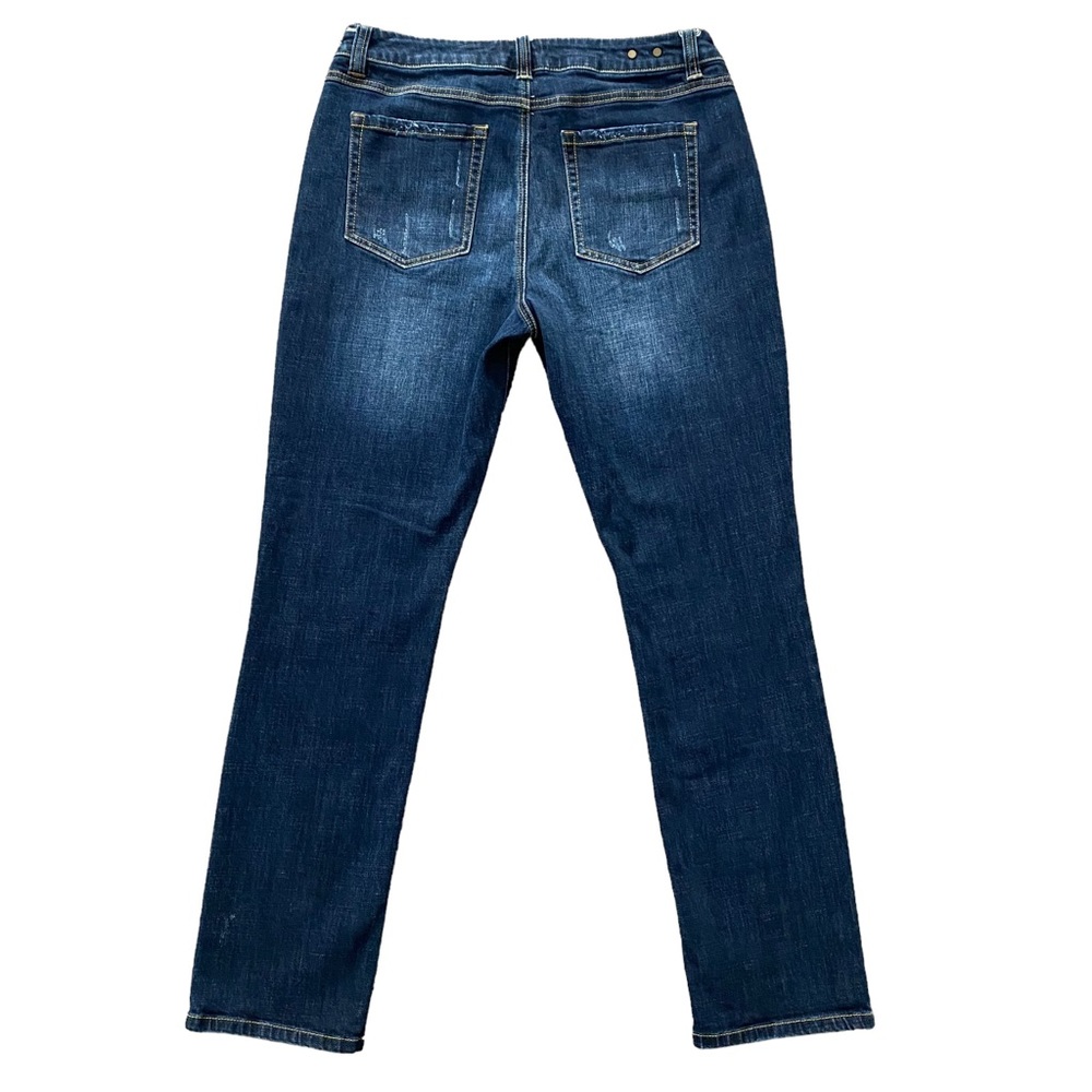 Cabi 3561 High Rise Straight Leg
Distressed Blue Jeans Size 10 - Picture 4 of 16